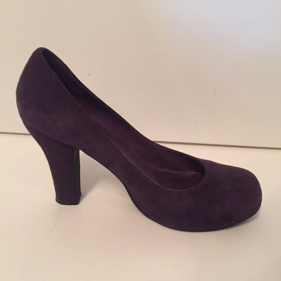 JEFFREY CAMPBELL SHOES HEELS PUMPS PURPLE SUEDE LEATHER - Picture 5 of 11